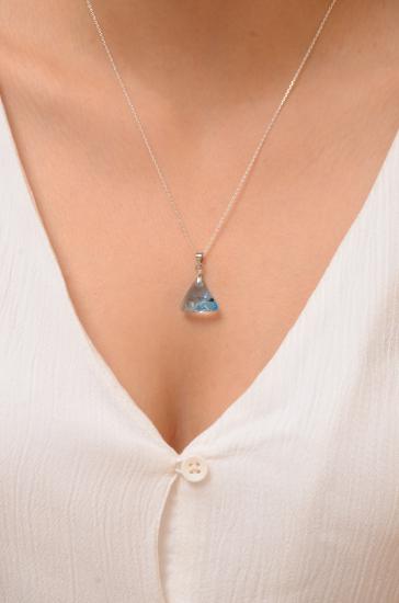 Swarovski Taşlı 925 Ayar Gümüş Kolye